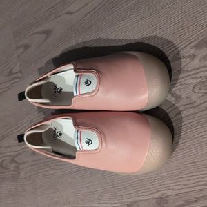 Yeoji Women's A1 Leather Slip On Sneaker Shoes Blush sz 10 removable outsole